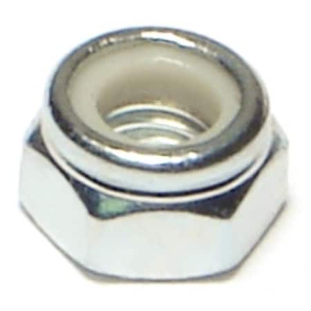 Midwest Fastener Nylon Insert Lock Nut, M5-0.80, Steel, Class 8, Zinc Plated, 15 PK 63902